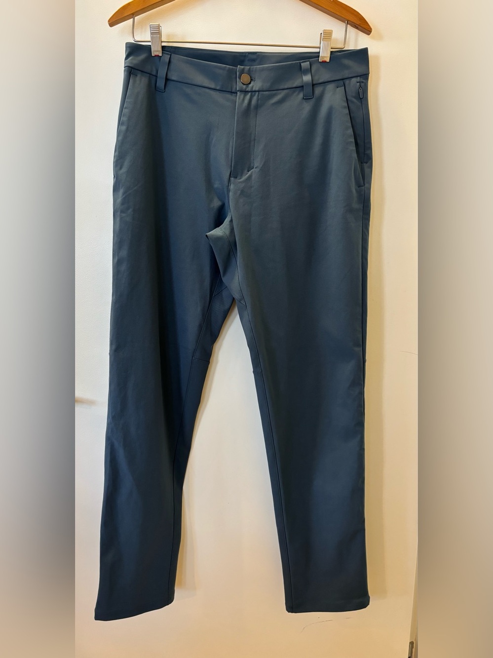 Lululemon Commission Pant Classic 32” Warpstreme Blue Grey Size 31